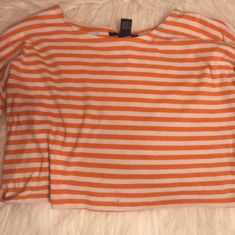 Long sleeved striped shirt